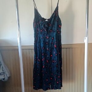 Wish Black Dress with Red Accents